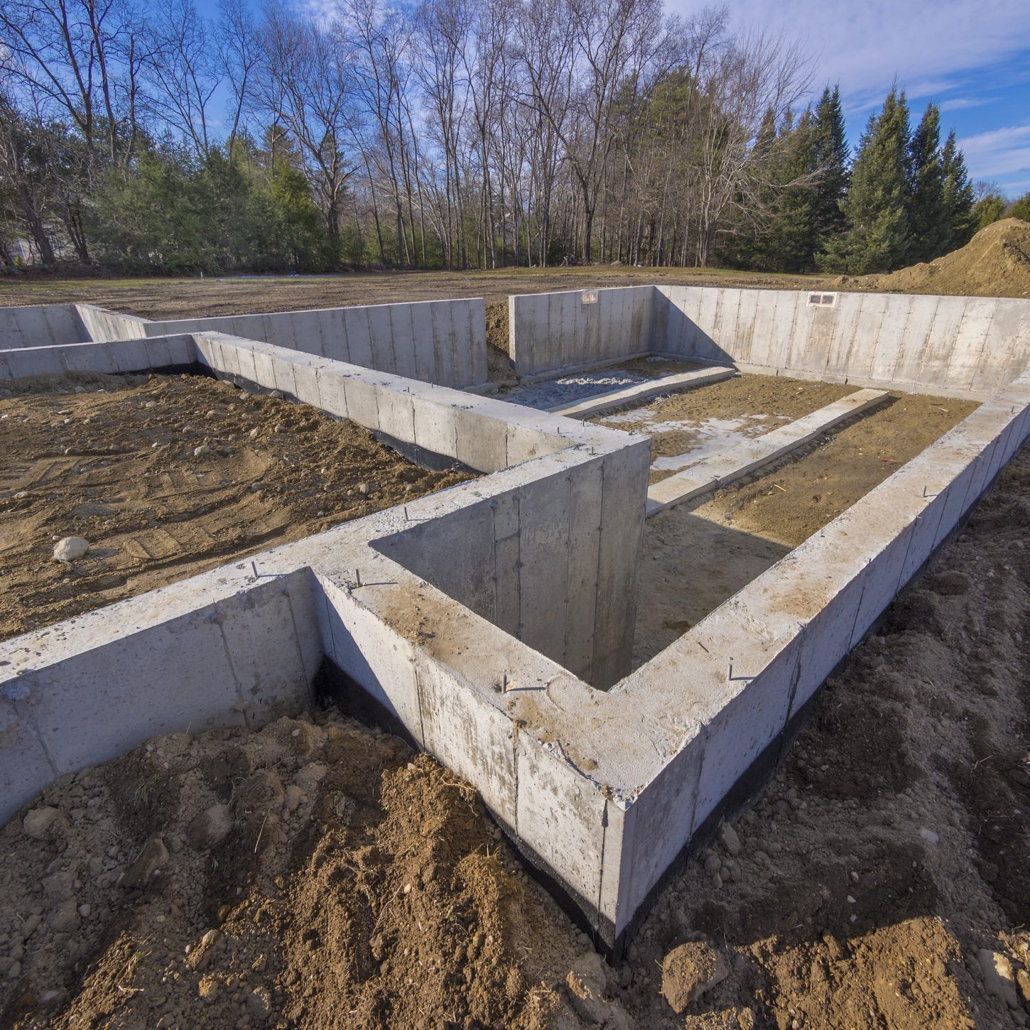 Fundering, beton, grond