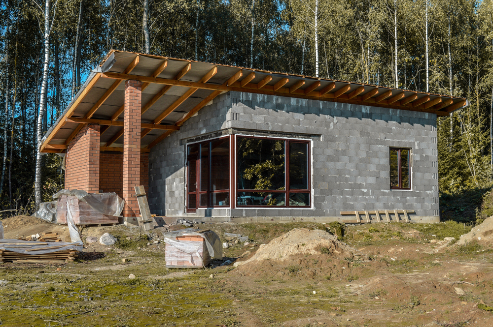 huis in bos