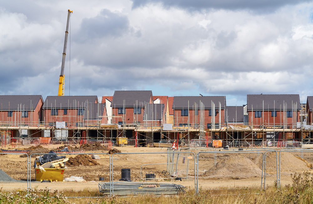 huizen, bouwen, kranen