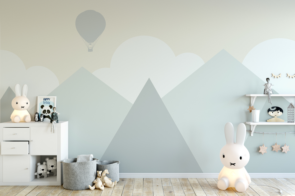 muur van kinderkamer