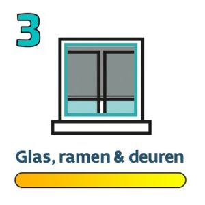 Stap 3: glas, ramen en deuren